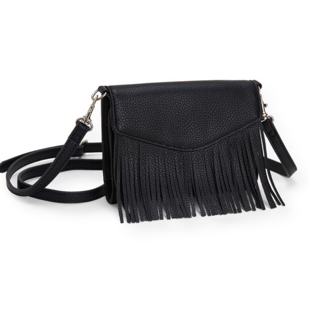 Aeropostale Fringe Tech Crossbody Bag
